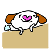 Heart Nose Doggy sticker #14291839