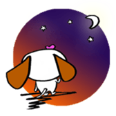 Heart Nose Doggy sticker #14291842