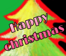 Artistic Merry Christmas sticker #14292453