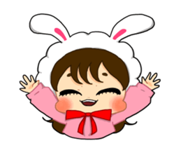 Rabbit Ninchan sticker sticker #14292550