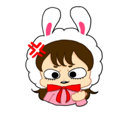 Rabbit Ninchan sticker sticker #14292552