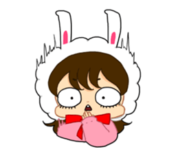 Rabbit Ninchan sticker sticker #14292553
