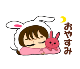 Rabbit Ninchan sticker sticker #14292559