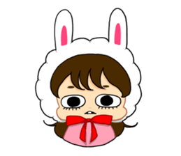 Rabbit Ninchan sticker sticker #14292563