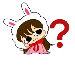 Rabbit Ninchan sticker sticker #14292564