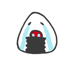 rice ball sometimes ume sticker #14292597