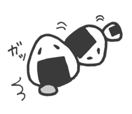 rice ball sometimes ume sticker #14292605