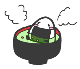 rice ball sometimes ume sticker #14292622