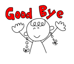 happy happy little girl sticker #14292791