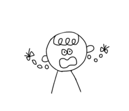 happy happy little girl sticker #14292803