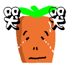 Calm carrot sticker #14292938