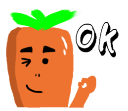 Calm carrot sticker #14292955