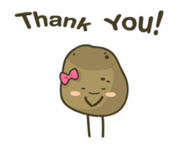 A Potato for a Good Day sticker #14293712