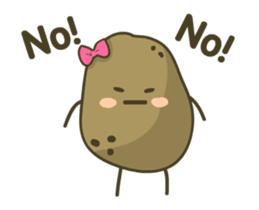 A Potato for a Good Day sticker #14293715