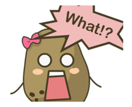 A Potato for a Good Day sticker #14293722