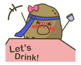 A Potato for a Good Day sticker #14293727