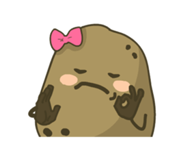 A Potato for a Good Day sticker #14293732