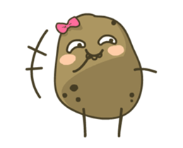 A Potato for a Good Day sticker #14293733