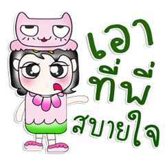 ...Mr. Saki.. Love cat. Pink!