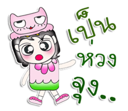 ...Mr. Saki.. Love cat. Pink! sticker #14294735