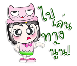 ...Mr. Saki.. Love cat. Pink! sticker #14294743