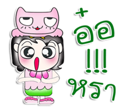 ...Mr. Saki.. Love cat. Pink! sticker #14294749