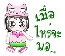 ...Mr. Saki.. Love cat. Pink! sticker #14294751