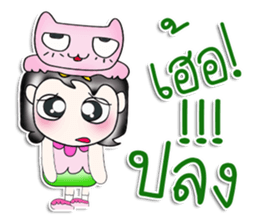 ...Mr. Saki.. Love cat. Pink! sticker #14294754