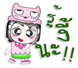 ...Mr. Saki.. Love cat. Pink! sticker #14294755