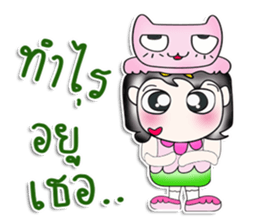 ...Mr. Saki.. Love cat. Pink! sticker #14294759