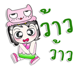 ...Mr. Saki.. Love cat. Pink! sticker #14294767