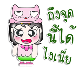 ...Mr. Saki.. Love cat. Pink! sticker #14294771