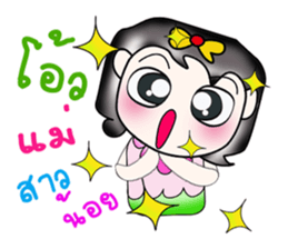 Hello! My name is Saki..Pink sticker #14294920