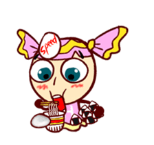 Animated Pink Candy 'Lucy' stickers 3 sticker #14295679