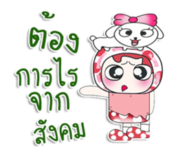 ....Mr. Haka .. Love dog.. sticker #14295937