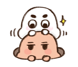 Brown seal and his friends sticker #14297018