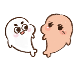 Brown seal and his friends sticker #14297049