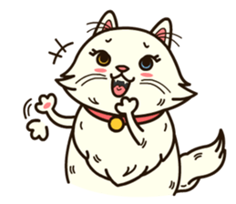 Persian Cute Cat sticker #14298249