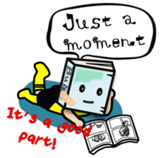 Bub in a library sticker #14299175