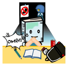 Bub in a library sticker #14299181