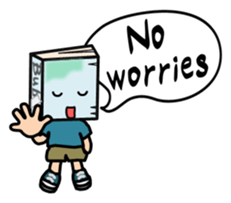 Bub in a library sticker #14299185