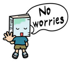 Bub in a library sticker #14299185