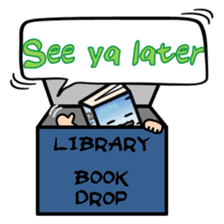 Bub in a library sticker #14299200