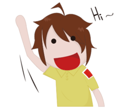 Wise youth and his junior partners sticker #14299430