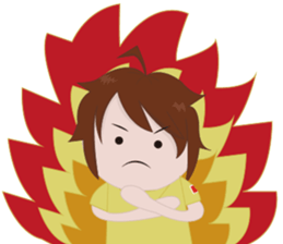 Wise youth and his junior partners sticker #14299464