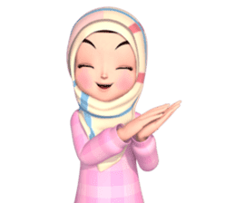 Amarena Muslim hijab girl sticker #14299665
