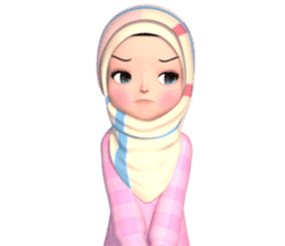 Amarena Muslim hijab girl sticker #14299669