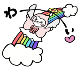 A child of angel who reactions are cute sticker #14300419