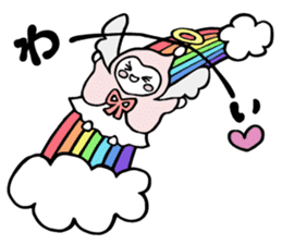 A child of angel who reactions are cute sticker #14300419