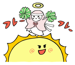 A child of angel who reactions are cute sticker #14300430